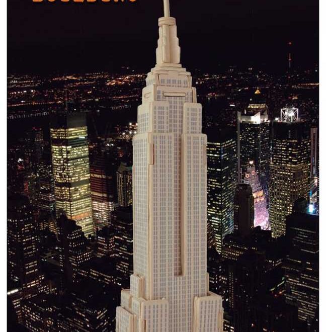 Woodcraft Dřevěné 3D puzzle Empire State Building