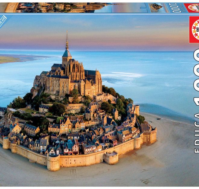 Puzzle 1000 prvků Mont Saint-Michel /Francie