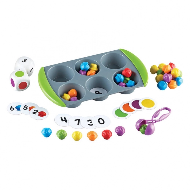 Mini Muffin Match Up Math Activity Set Výukové zdroje LER 5556