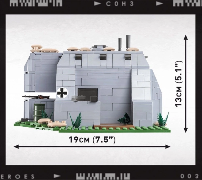 COBI 3043 COH German Fighting Position, 1:35, 642 k, 1 f