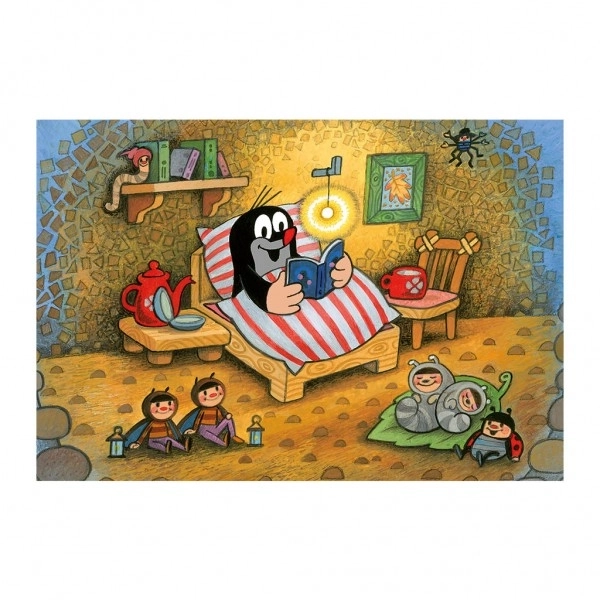 Puzzle 2v1 Krteček a perla - 2 x 48 dílků