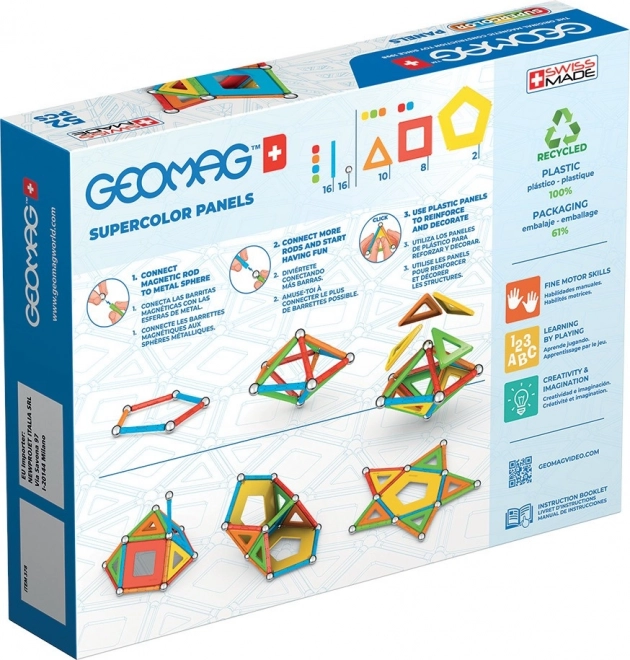 Geomag Supercolor 52 dílků