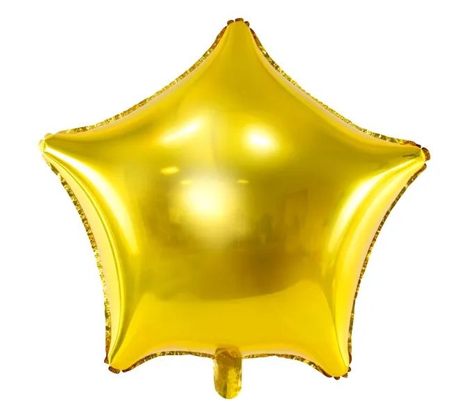 Fóliový balónek Star of Gold - 48 cm
