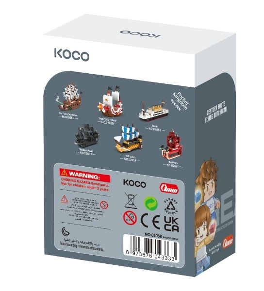 Stavebnice mini Titanic plast
