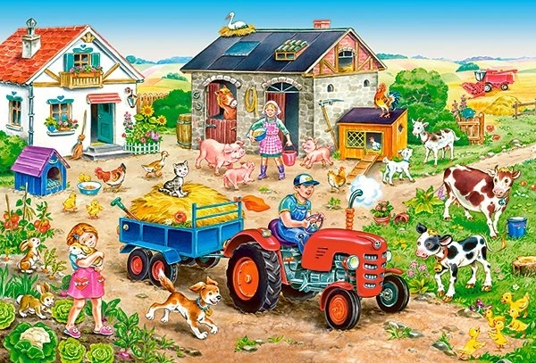 Maxi puzzle Život na farmě