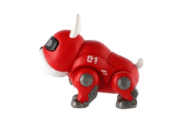 Robopes se zvukovými a světelnými efekty – Červený