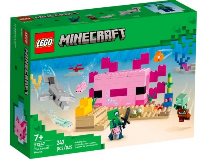 LEGO® Minecraft™ 21247 Domeček axolotlů