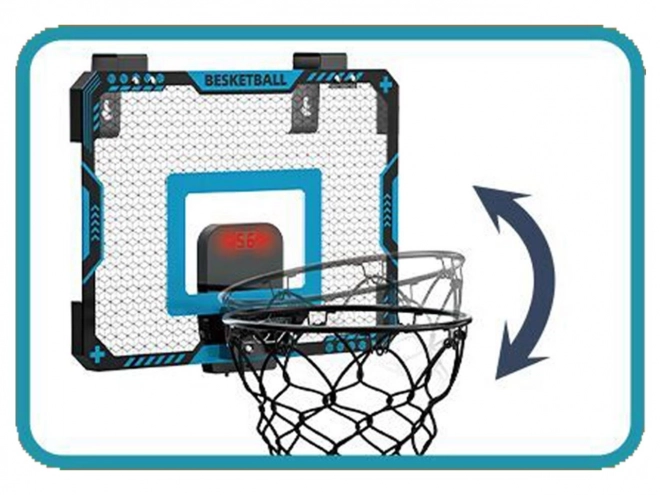 Basketbalová deska s míčem a pumpičkou