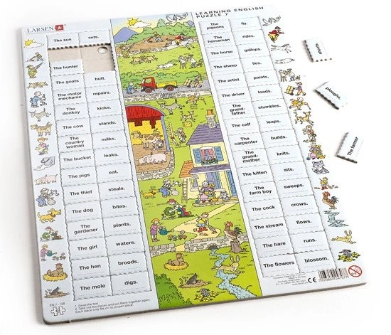 Larsen puzzle Angličtina 7: Na venkově