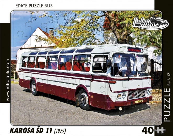 Retro puzzle – autobus Karosa ŠD 11