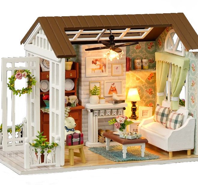 Domeček pro panenky - obývací pokoj