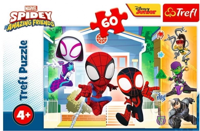 Puzzle 60 prvků Ve světě Spideyho Spidermana