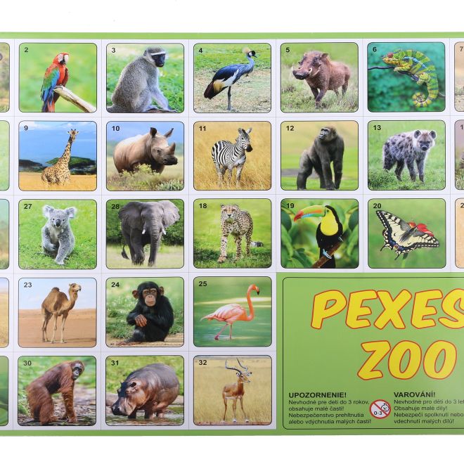 Pexeso Zoo fotografie