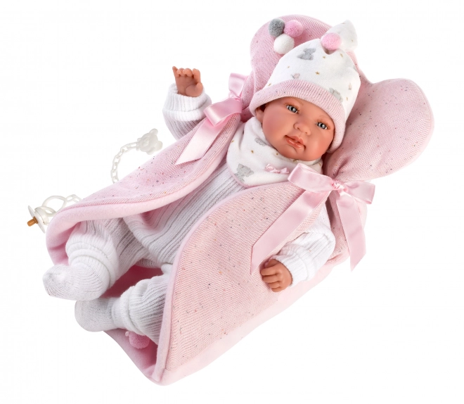 Llorens M844-42 obleček pro panenku miminko NEW BORN velikosti 43-44 cm