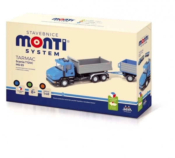 Stavebnice Monti System MS 65 Scania Tarmac 1:48 v krabici 32x20,5x7,5cm