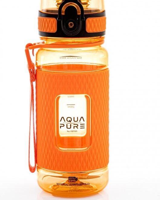 ASTRA Zdravá láhev na vodu Aqua Pure 400ml oranžová