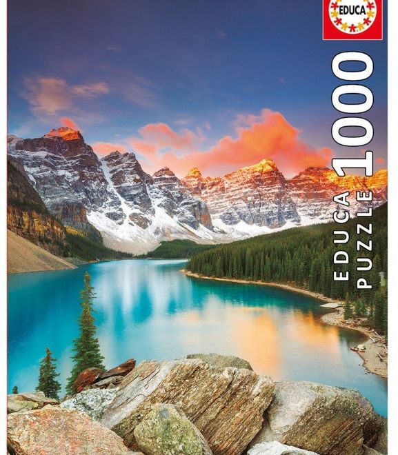 Puzzle 1000 prvků Lake Moraine Kanada