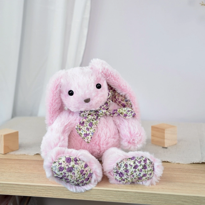 Doudou Histoire d´Ours Plyšová hračka růžový králíček 25 cm