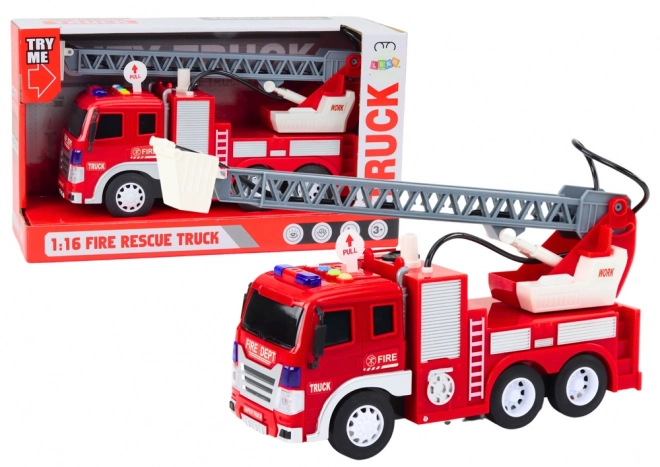 Hasičské Auto s Dalekohledem 1:16