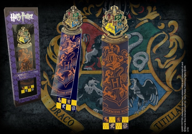 Harry Potter záložka Bradavice deluxe