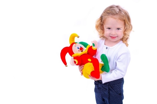 Pohádky vyprávějící kašpárek 30 cm