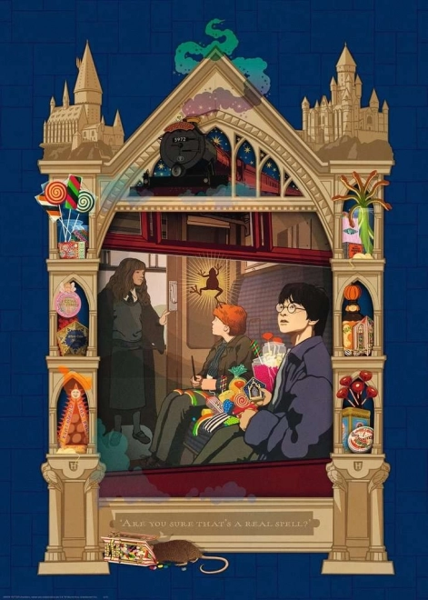 Puzzle 1000 prvků Harry Potter Vlak do Bradavic