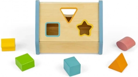 Domeček na tvarové vkládání Bigjigs Toys