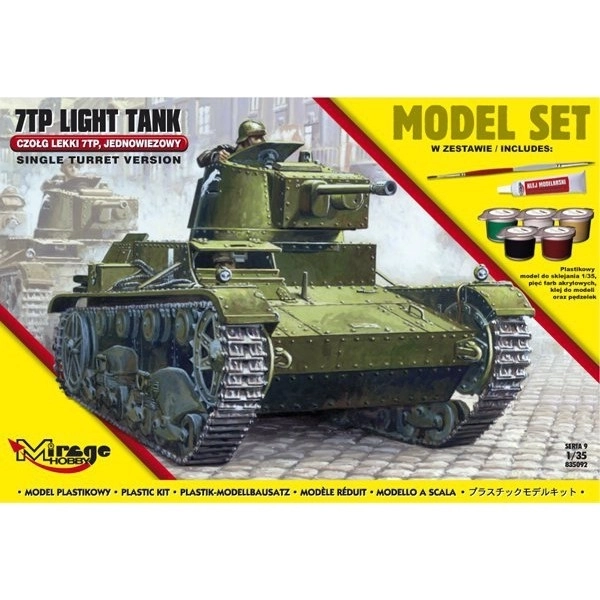 Polský Lehký Tank 7TP - Model Ke Skládání