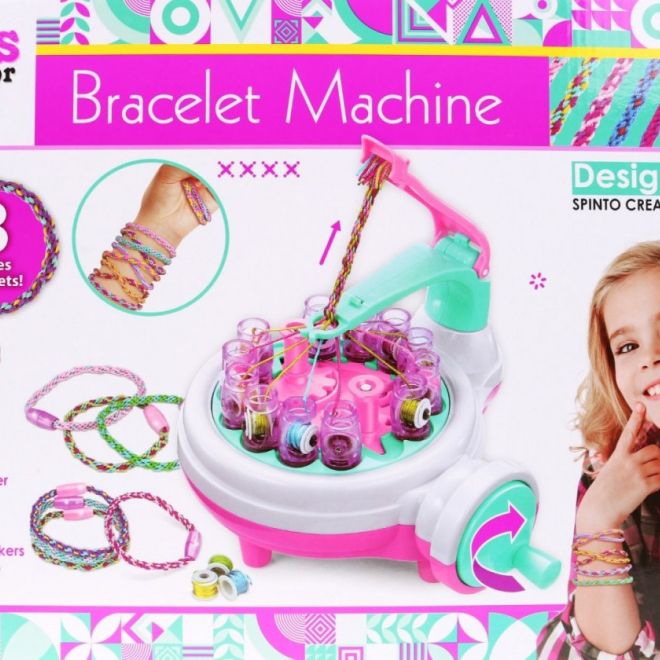Strojek na tkaní náramků pro děti 5+ DIY šperky + příslušenství
