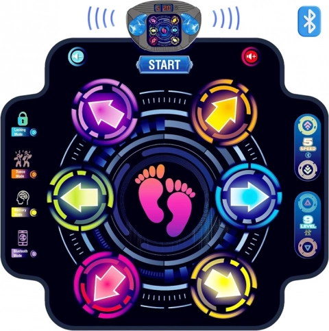 Hudební taneční podložka pro děti s Bluetooth