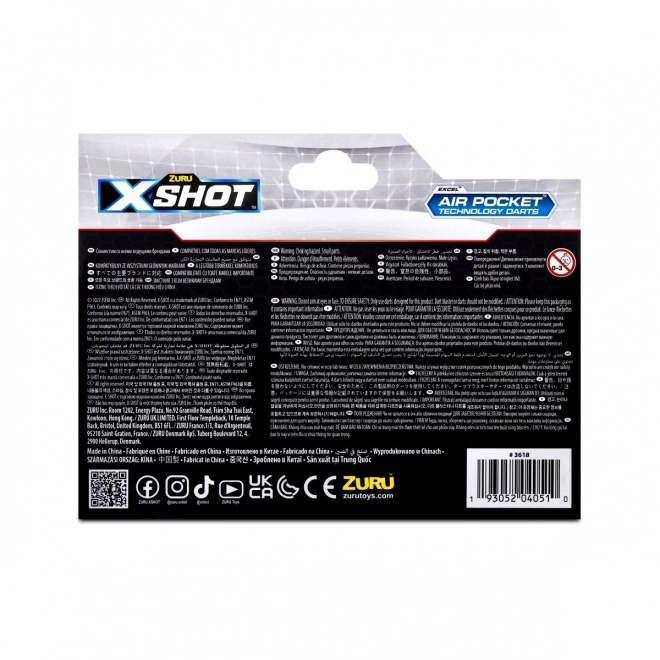 Náhradní pěnové náboje X-Shot Air Pocket Technology, 36 ks