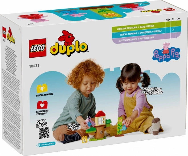 DUPLO kostky 10431 Zahrada a domek na stromě prasátka Peppy