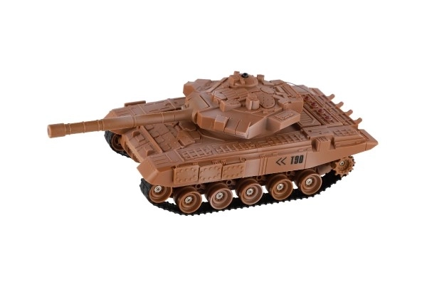 RC tank na dálkové ovládání se zvukem a světlem - 2 kusy