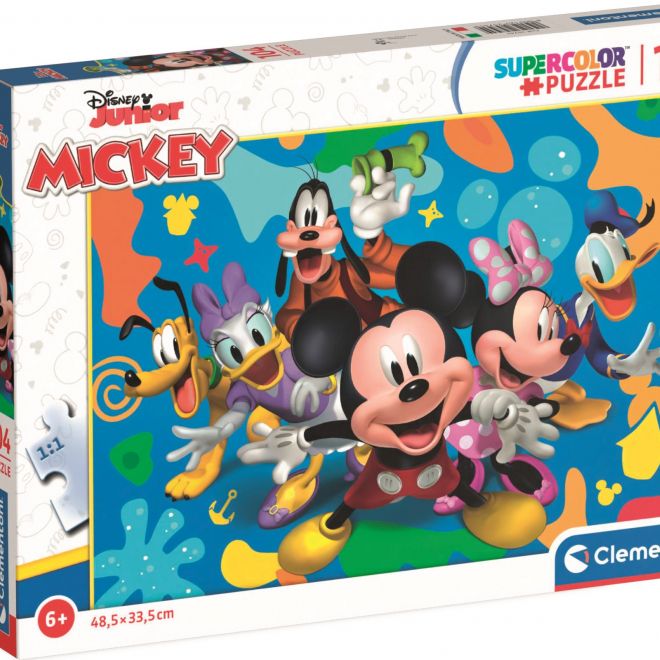 CLEMENTONI Puzzle Mickey a přátelé 104 dílků