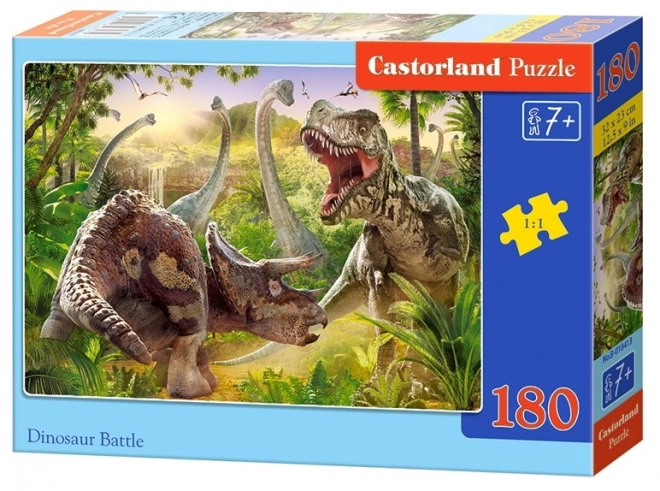 Puzzle Dinosaur Battle 180 dílků