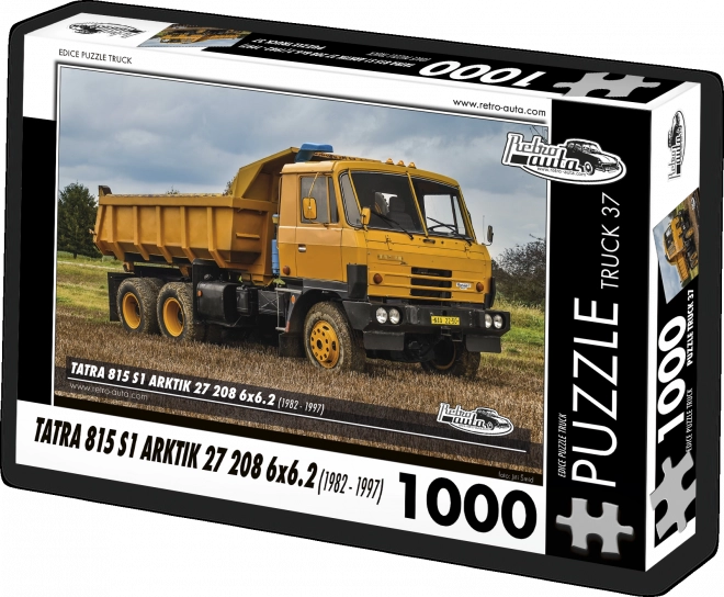 RETRO-AUTA Puzzle TRUCK č.37 Tatra 815 S1 Arktik 27 208 6x6.2 (1982 - 1997) 1000 dílků