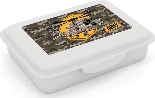 OXYBAG Box na svačinu Army Helikoptéra