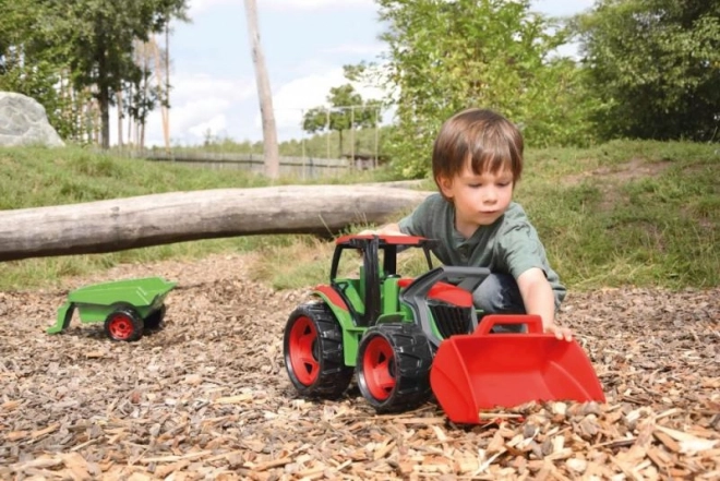 Traktor se lžící Giga Trucks s vlekem plast 62cm