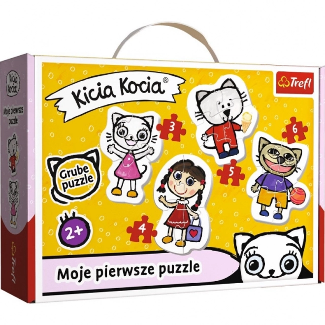 Puzzle BABY Veselá kočka