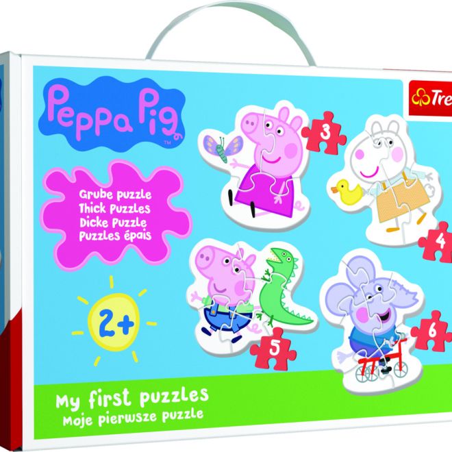 Baby puzzle - Roztomilé prasátko Peppa / Prasátko Peppa