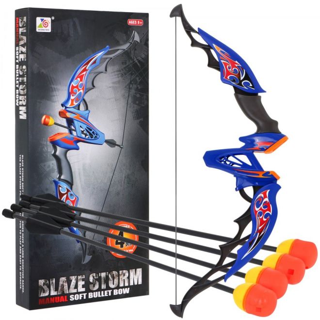 Dětský luk 8+ Blaze Storm sportovní hračka + 4 pěnové šípy