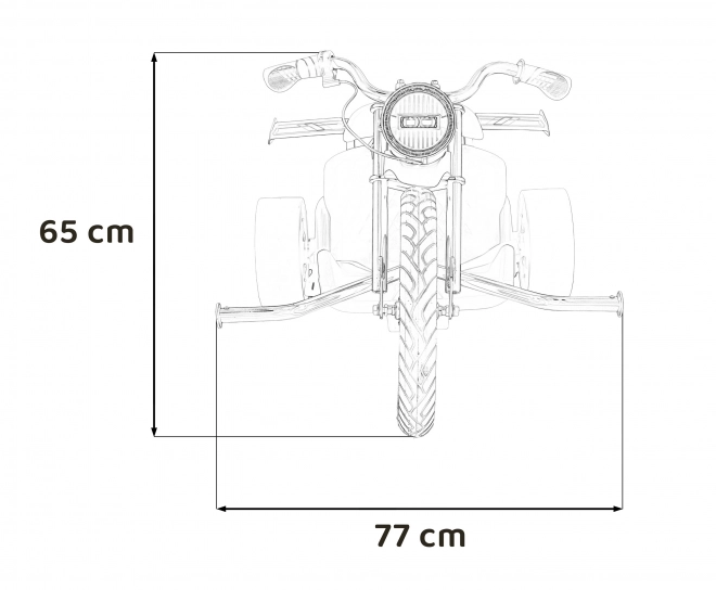 Elektrické dětské auto Drift Bike 21 červený