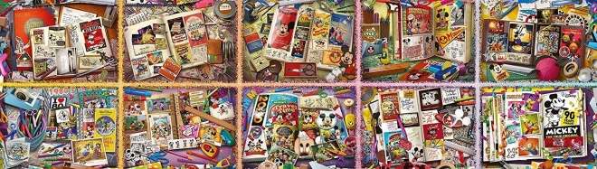 Puzzle 40 000 dílků S Mickeym v průběhu let