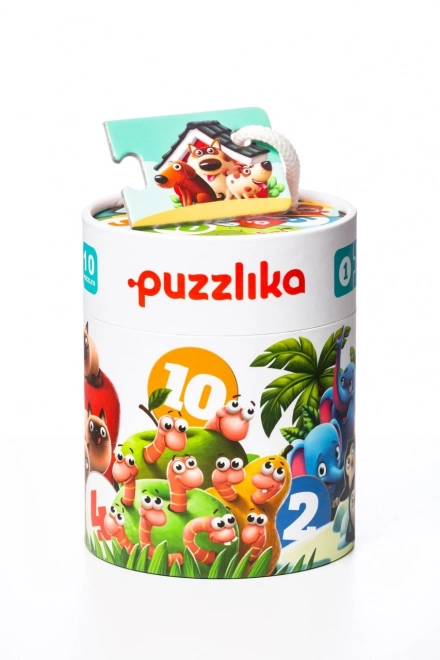 Puzzlika 13005 Přátelé - naučné puzzle 20 dílků