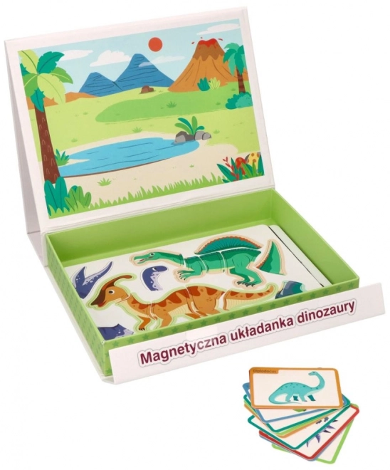 Magnetické dinosauří puzzle