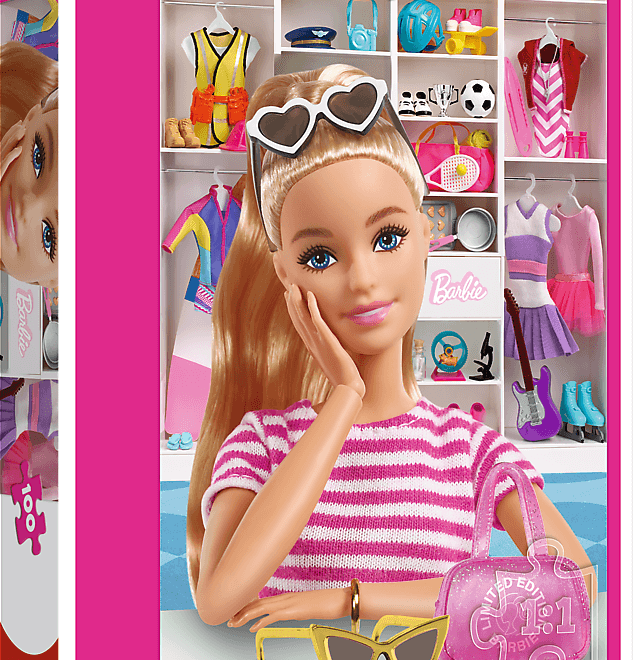 TREFL Puzzle Seznamte se s Barbie 100 dílků