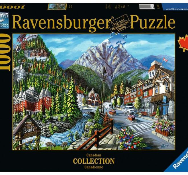 2D puzzle 1000 dílků Welcome to Banff