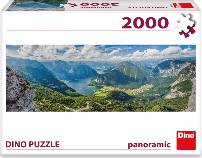 Panoramatické puzzle Alpy 2000 dílků