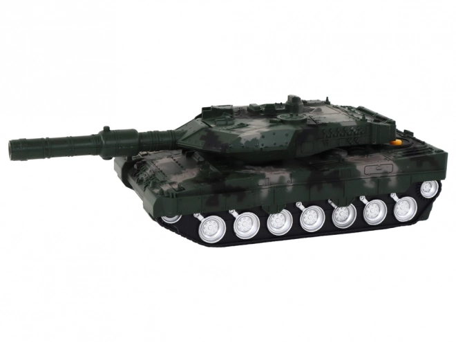 RC Tank na dálkové ovládání 27 MHz zelený