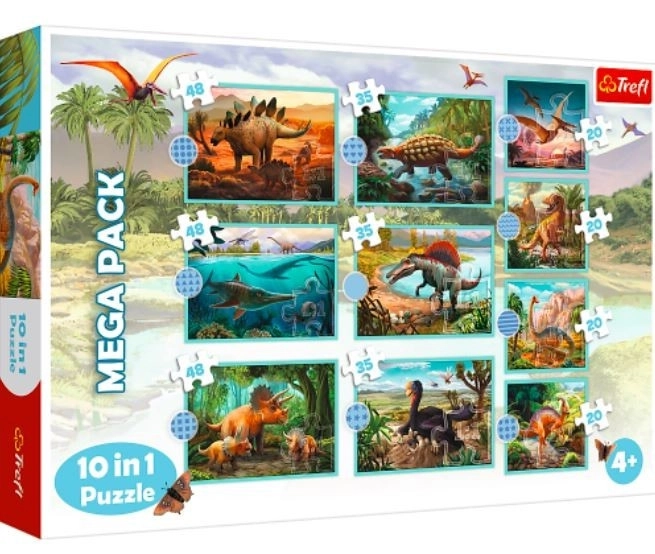 Puzzle Seznamte se s dinosaury